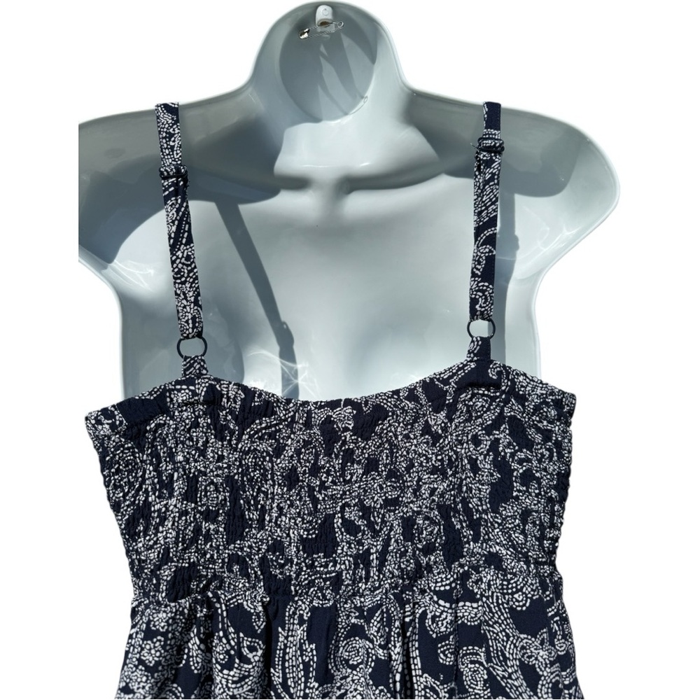 TORRID 10492107 Blue Paisley Challis Hi-Lo Skater Dress 
Size 1 - Picture 5 of 8